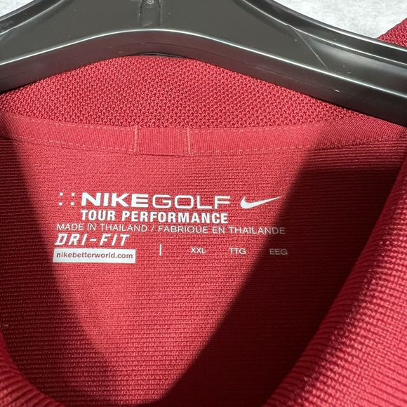 Under Armour Shirt Men’s 2XL Red The Performance Polo Short Sleeve Golf Loose - Picture 4 of 10